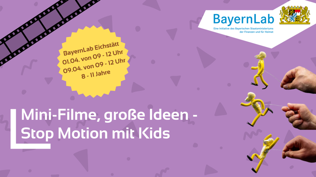 Ein Veranstaltungsposter für das Osterferienprogramm 